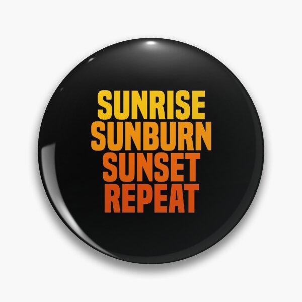 Item preview, Sunrise Sunburn Sunset Repeat - Kitesurfing Kitesurfer designed and sold by Nessshirts.