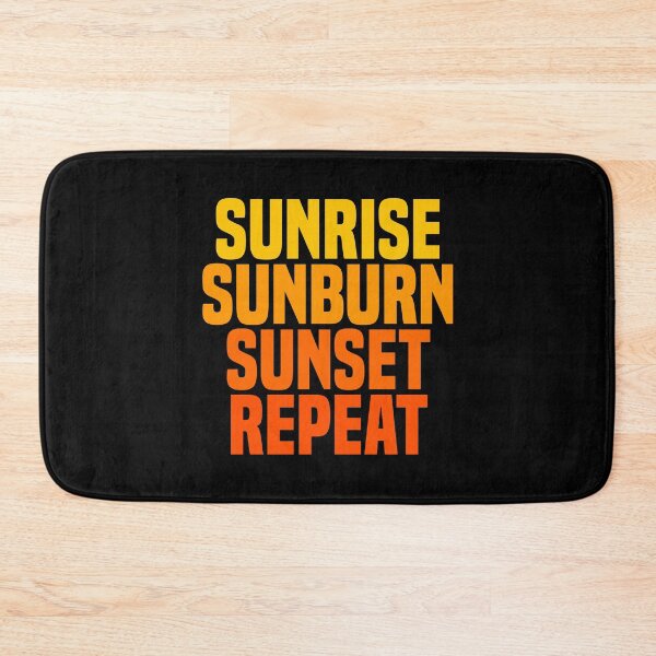 Item preview, Sunrise Sunburn Sunset Repeat - Kitesurfing Kitesurfer designed and sold by Nessshirts.