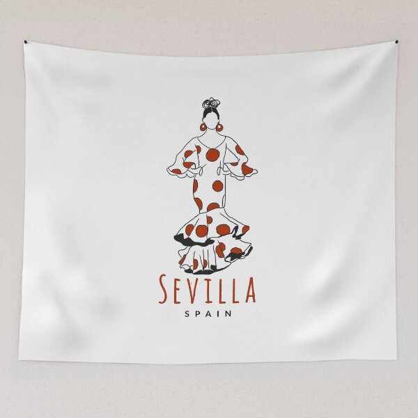 Item preview, Sevilla Seville Spain’s best of Seville flamencas flamenco  designed and sold by Tropical Blood.