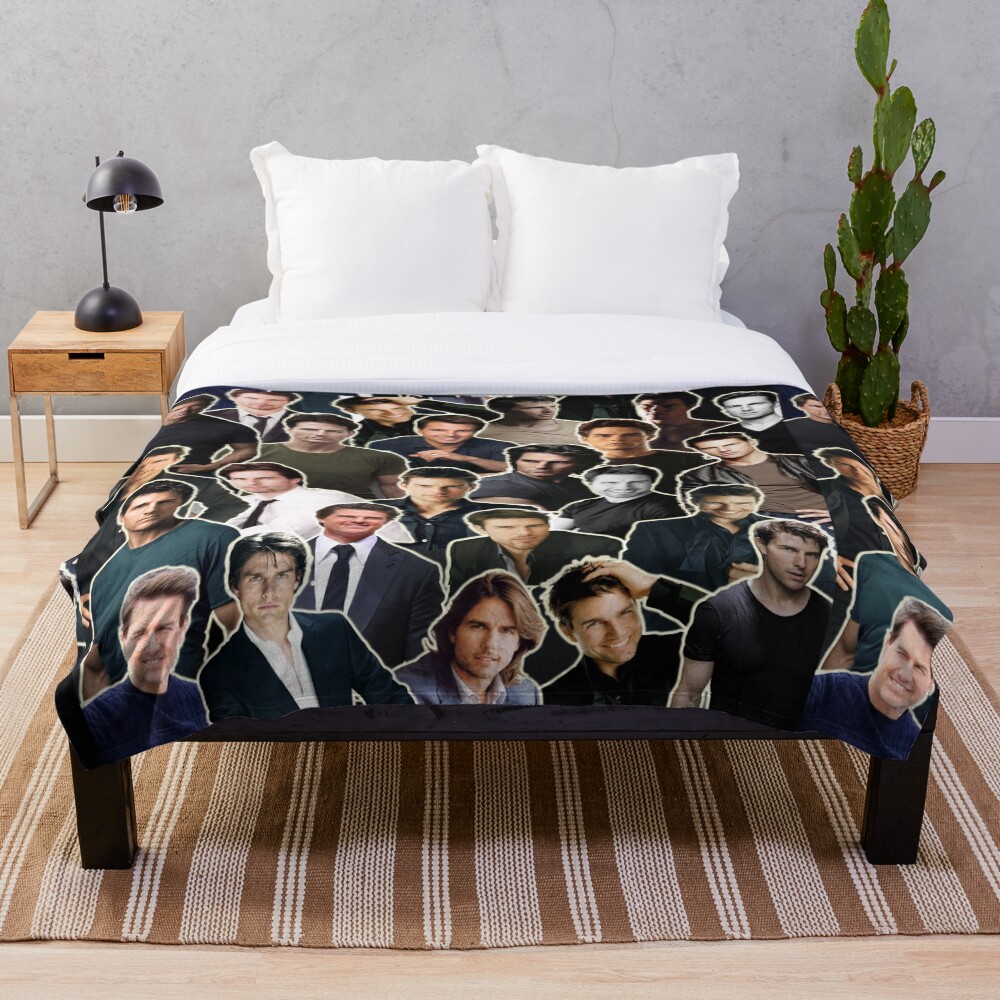"Tom Cruise Collage Cancer zodiac" Throw Blanket for Sale by AthiraA