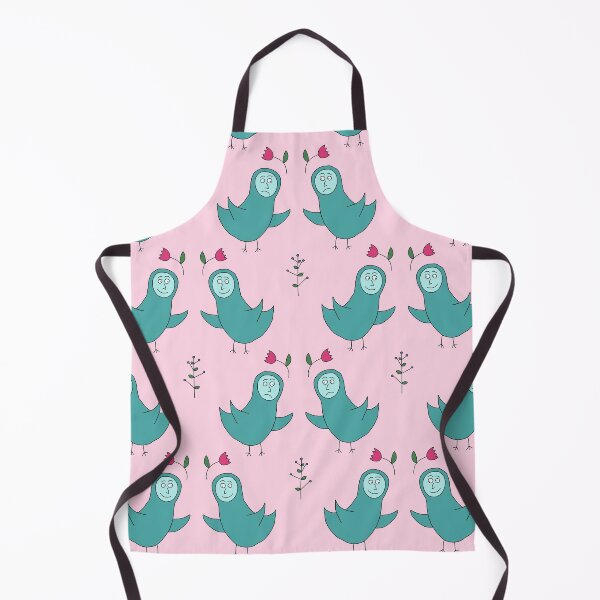Item preview, Happy and Sad Birds with Human Faces on Pink designed and sold by fogoosherie.