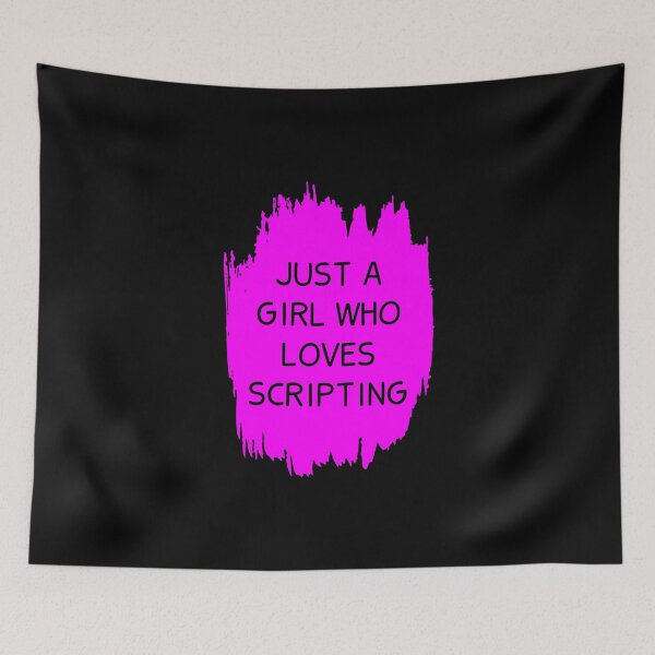 Item preview, Just a girl who loves scripting designed and sold by midodesign20.