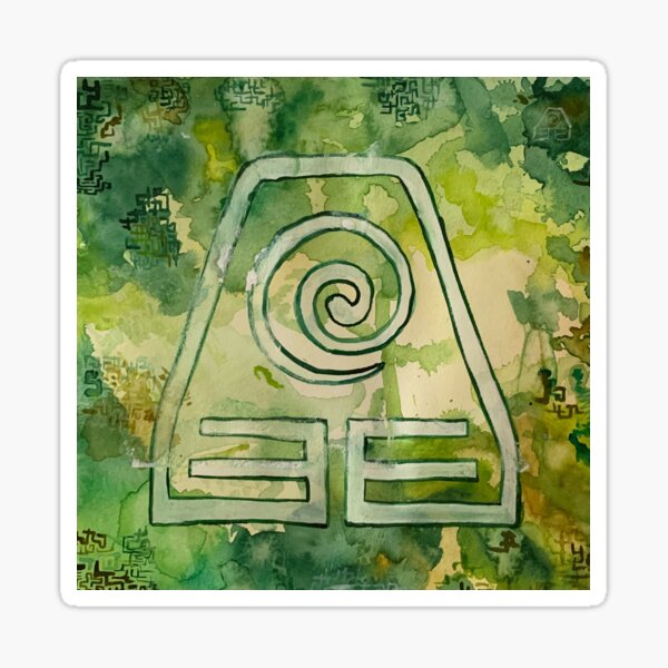 Earth Kingdom Symbol ATLA Sticker