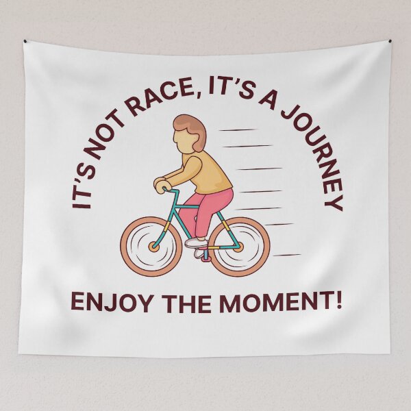 Item preview, Riding bicycle quotes designed and sold by Heytoucan.