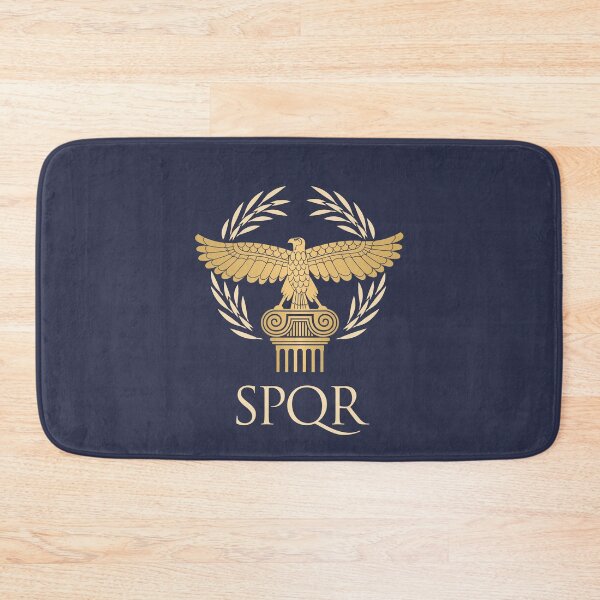 Item preview, SPQR Roman Republic flag and motto with aquila, eagle designed and sold by Print  Androïde.