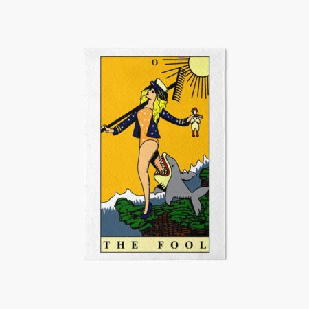 Aperçu de l'œuvre Drag Race Tarot: Katya comme le fou créée et vendue par enjoymycake.