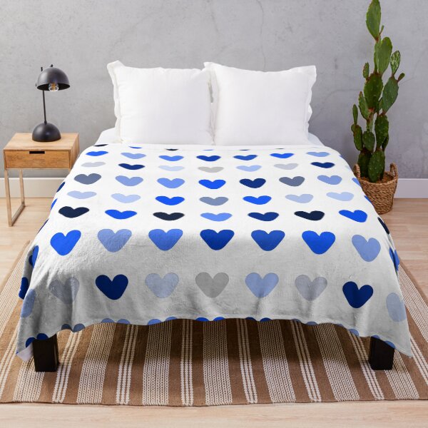 Item preview, Shades Of Blue Hearts designed and sold by rottenaeon.