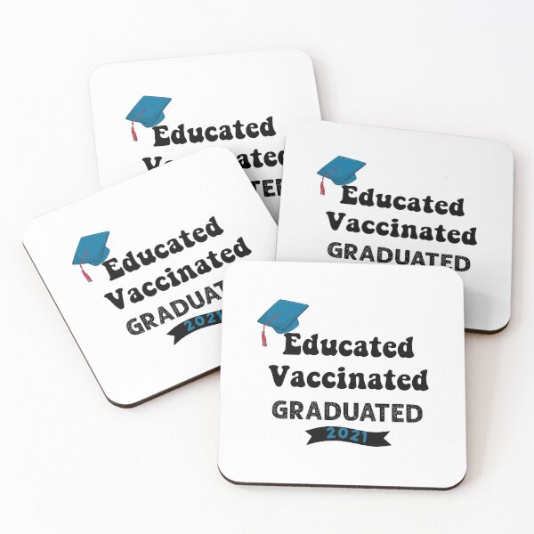 Item preview, Educated Vaccinated Graduated 2021 - Graduation Class designed and sold by VintagePathway.