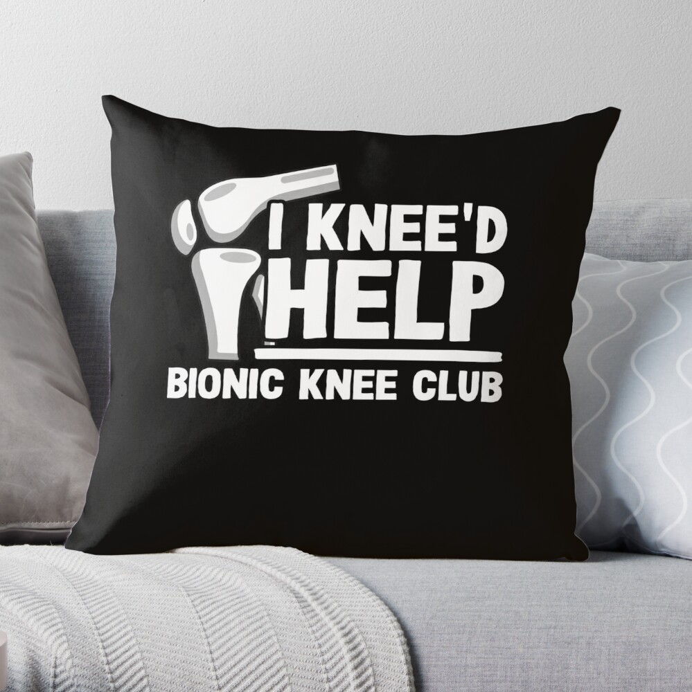 Knee Replacement Not Even Knee Surgery Can Stop Me Throw Pillow by Stronzi