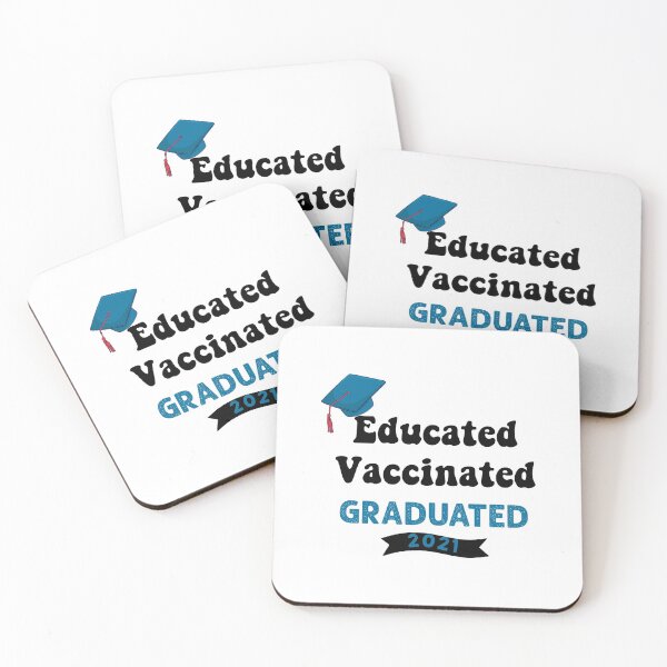 Item preview, Educated Vaccinated Graduated 2021 - Graduation Class designed and sold by VintagePathway.