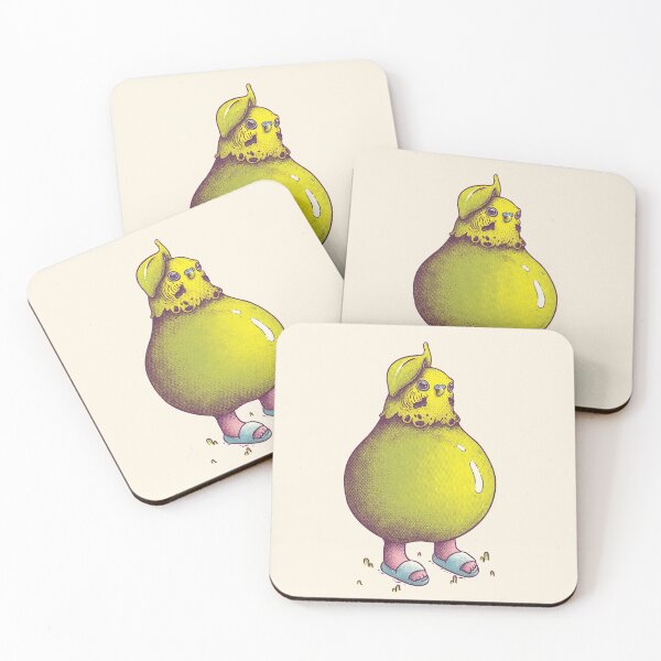 Item preview, Pearrot - Cute Budgie Pearakeet Pear Parrot | Thicc Parakeet Budgerigar Birb Chirp TikTok Meme | Whatcha doin What you doing Party Chatty Parrot Chonky Heckin Chonker Lovebird Gentle Gasp Yos Merch designed and sold by Any Color Designs.