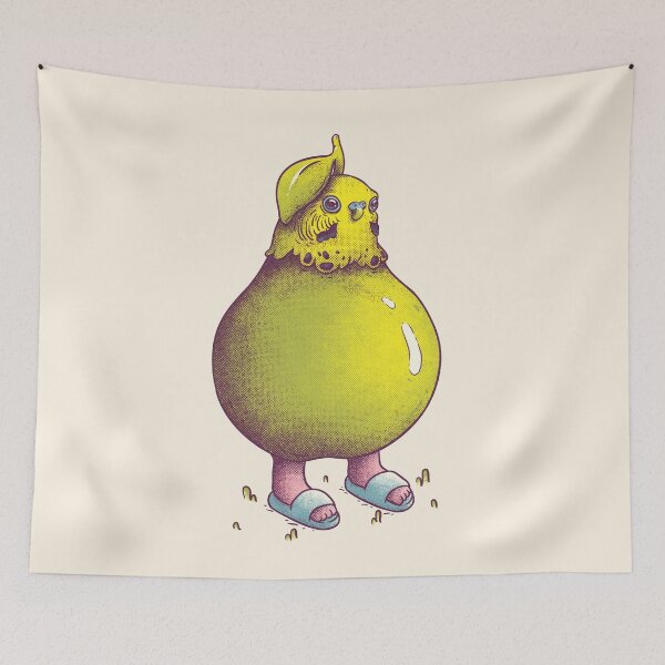 Item preview, Pearrot - Cute Budgie Pearakeet Pear Parrot | Thicc Parakeet Budgerigar Birb Chirp TikTok Meme | Whatcha doin What you doing Party Chatty Parrot Chonky Heckin Chonker Lovebird Gentle Gasp Yos Merch designed and sold by Any Color Designs.