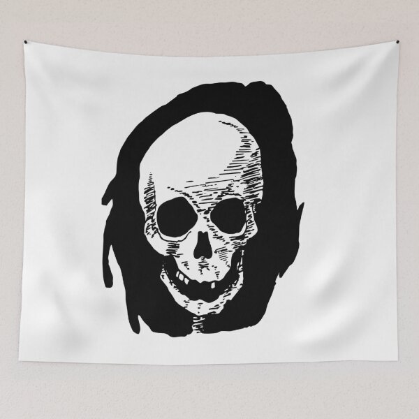 Item preview, Black Punk Asymmetrical Skull designed and sold by Avani01.
