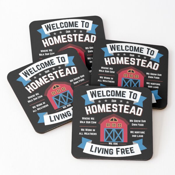 Item preview, Welcome to Our Homestead - Living Free - farm living is the life for me designed and sold by WildBerryArt.