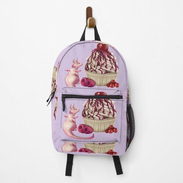 Item preview, Cute pink dragon with tasty cherry cupcake designed and sold by Gamical.