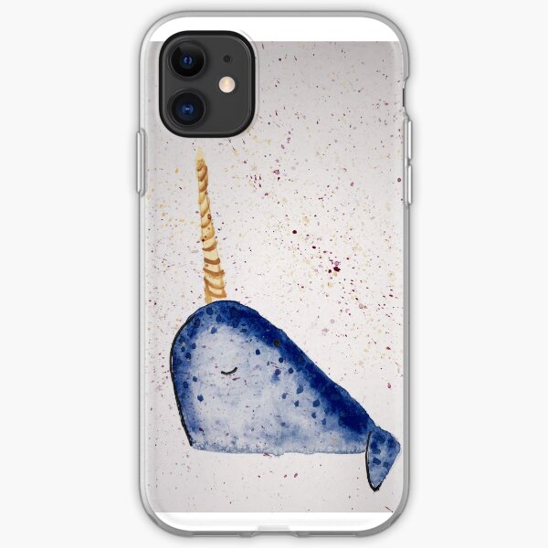 Narwhal Splatter iPhone Soft Case