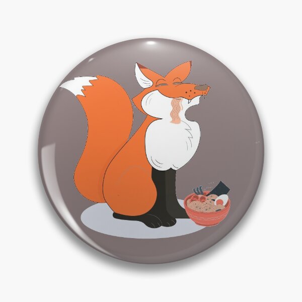 Item preview, I Think This Fox Loves ramen designed and sold by TownDesigns.