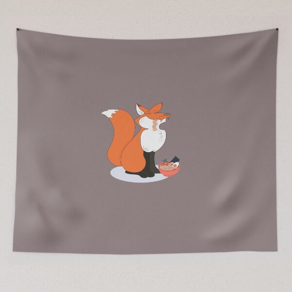 Item preview, I Think This Fox Loves ramen designed and sold by TownDesigns.