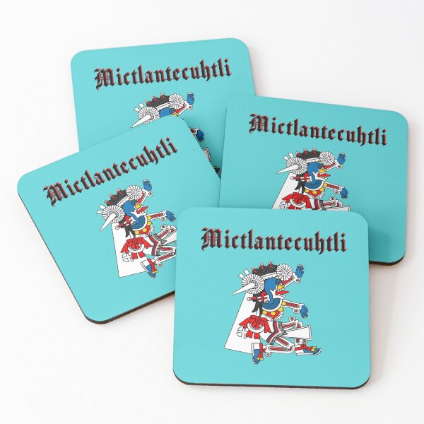 Item preview, Mictlantecuhtli, god of death, Aztec gods (white) designed and sold by Caracol-Spanish.