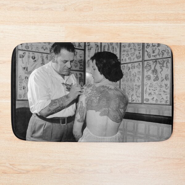 Item preview, Vintage Tattoo art on body - retro studio tattoos designed and sold by Coolstuff4you71.