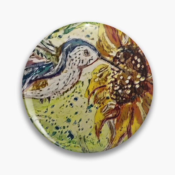 Item preview, Hummingbird and Sunflower designed and sold by EloiseArt.