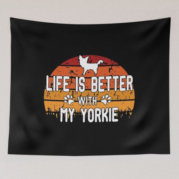 Item preview, Life is Better with a Yorkie T-Shirt designed and sold by Docartdesign.