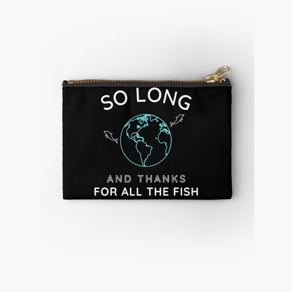 Item preview, So long and thanks for all the fish - Don't Panic designed and sold by For the love of Pixels.