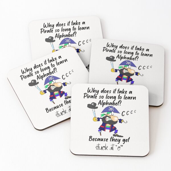 Item preview, kid pirate jokes, pirate jokes for kids Why does it take a pirate so long to learn the alphabet? Because they get ”stuck at “c designed and sold by DonmedPro1.