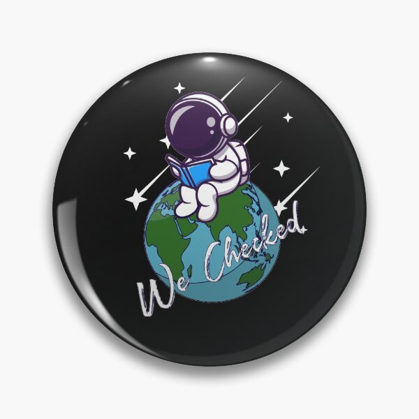 Item preview, Not Flat  Don't Worry, We Checked Funny Design designed and sold by TownDesigns.