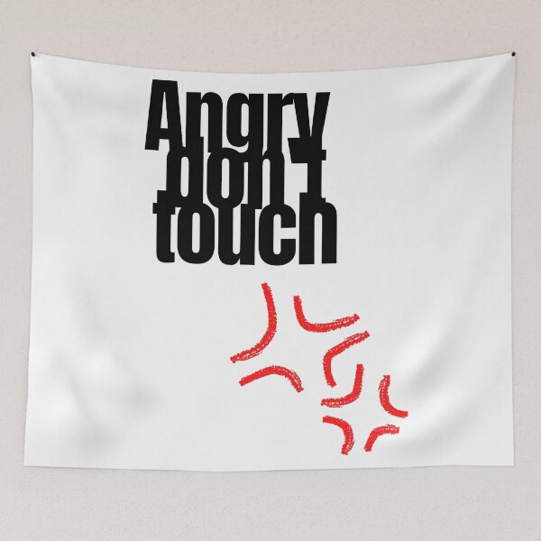 Item preview, I am an Angry person , don't touch me . designed and sold by abooobrand.