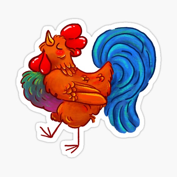 Struttin' Rooster Sticker