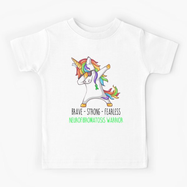 Brave Strong Fearless Unicorn Neurofibromatosis Shirt Brave Strong Fearless Unicorn Neurofibromatosis Shirt