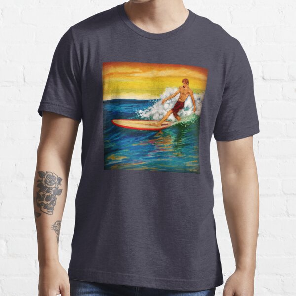 Cool surf & skate dude in Hawaiian shirt and shades - Hawaii - Tapestry