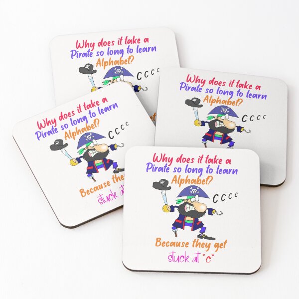 Item preview, kid pirate jokes, pirate jokes for kids Why does it take a pirate so long to learn the alphabet? Because they get ”stuck at “c designed and sold by DonmedPro1.