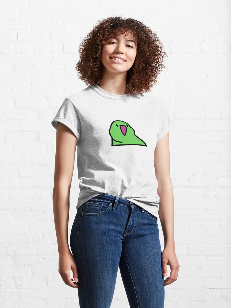Alternate view of Party Parrot Green Classic T-Shirt
