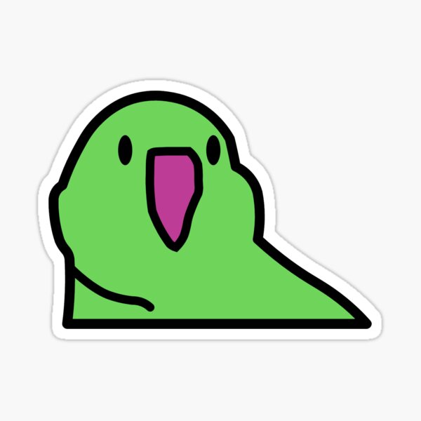 Party Parrot Green Sticker
