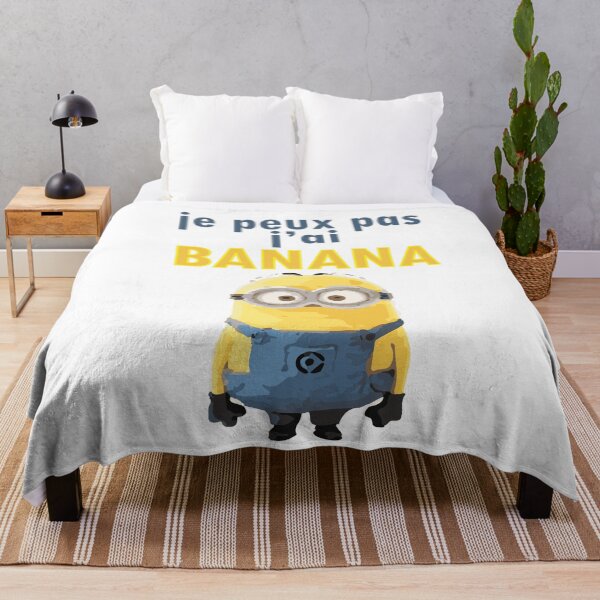 Aperçu de l'œuvre Tshirt JE PEUX PAS J'AI BANANA | Tshirt Sweet Home | tshirt de minion créée et vendue par BUniqueBSpecial.