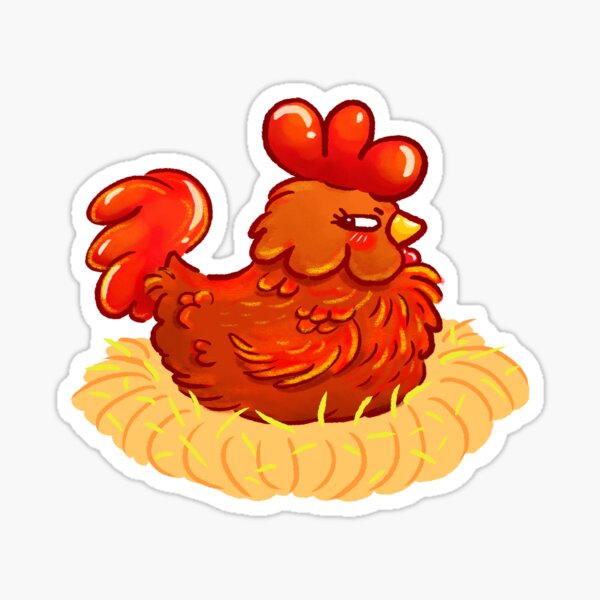 Suspicious Chicken Sticker