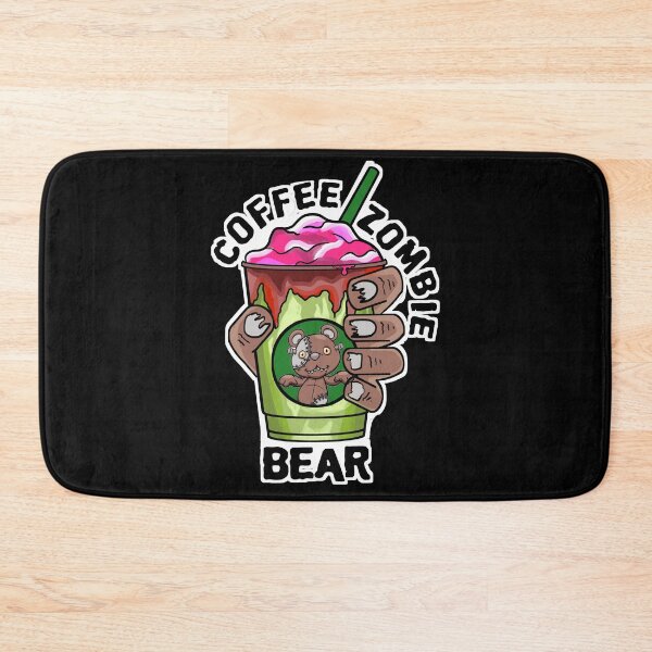 Item preview, "Coffee Zombie Bear" designed and sold by MelocotonDreams.