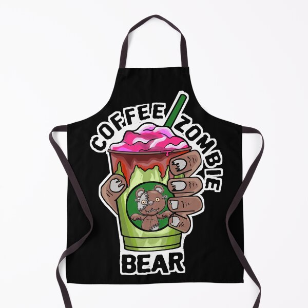 Item preview, "Coffee Zombie Bear" designed and sold by MelocotonDreams.