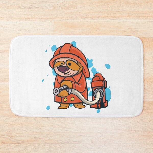 Item preview, Cute Firefighter Sloth designed and sold by infleims.