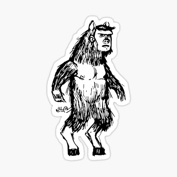 Man Bear Pig Stickers for Sale