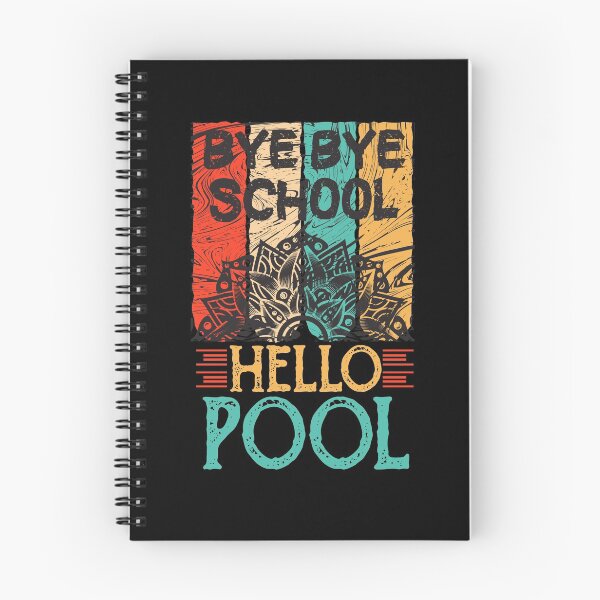 Item preview,  Bye Bye School Hello Pool For summer beach Vintage colorful distressed grunge  designed and sold by Houssemanthony.