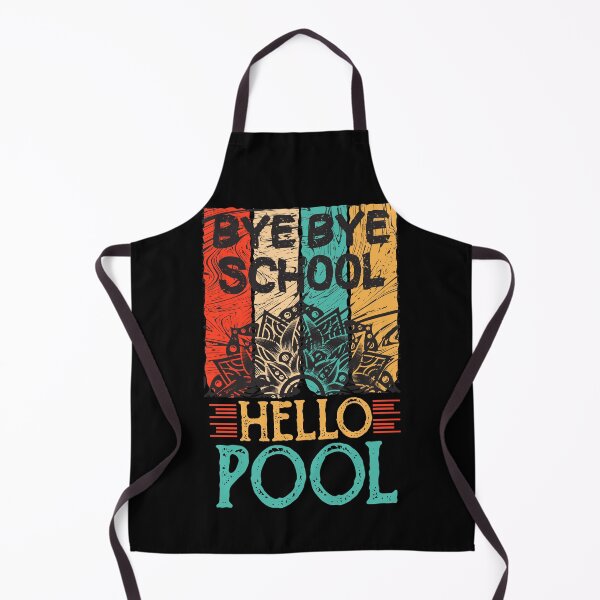 Item preview,  Bye Bye School Hello Pool For summer beach Vintage colorful distressed grunge  designed and sold by Houssemanthony.