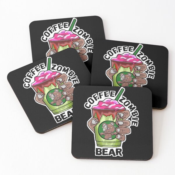 Item preview, "Coffee Zombie Bear" designed and sold by MelocotonDreams.