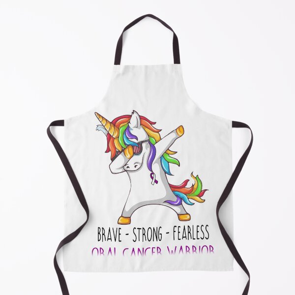 Item preview, Oral Cancer Warrior Brave Strong Fearless designed and sold by deputylove.