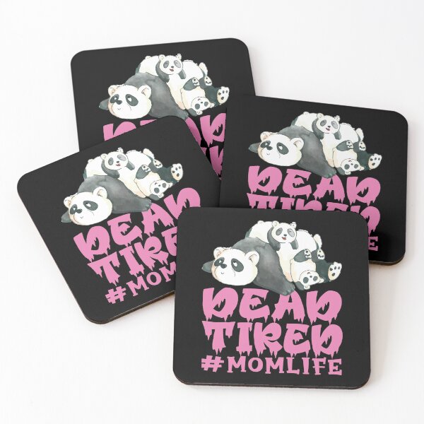 Item preview, Panda Mom Is Dead Tired | #Momlife designed and sold by Petra Becker.