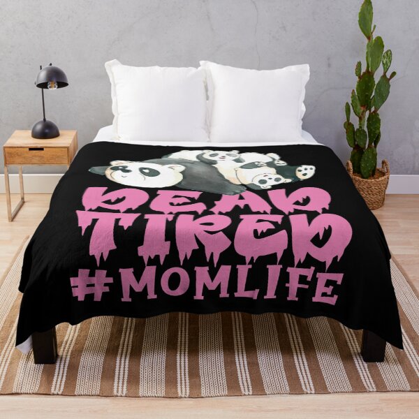 Item preview, Panda Mom Is Dead Tired | #Momlife designed and sold by Petra Becker.