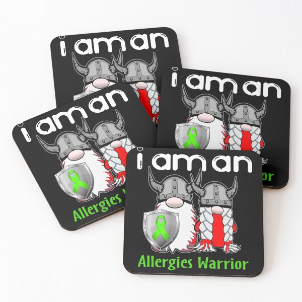 Item preview, I Am An Allergies Warrior Support Allergies Fighter Gift designed and sold by radianen.