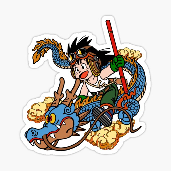 Fan art - Goku Sticker for Sale by romulorup